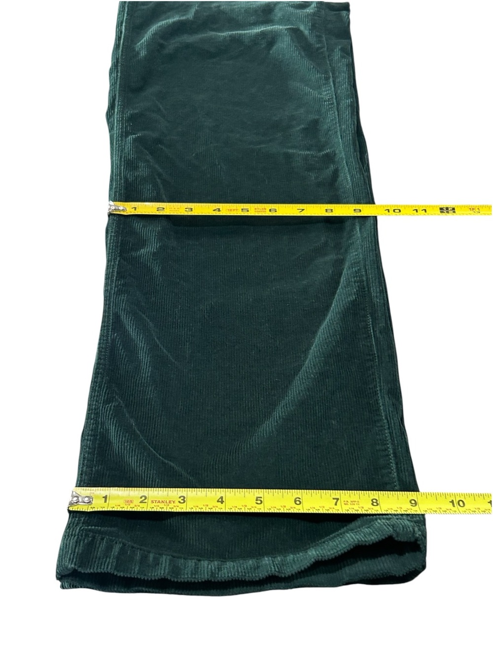 Madewell The Emmett Wide-Leg Pant In Corduroy Size 25 Style NS291 Green Stretchy - Picture 16 of 16
